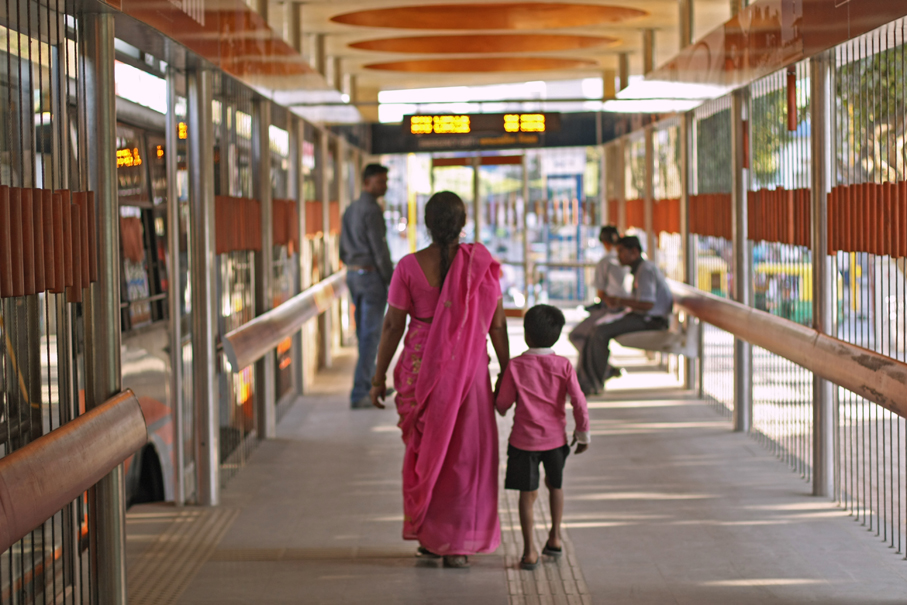 Bus rapid transport system in Ahmedabad, India