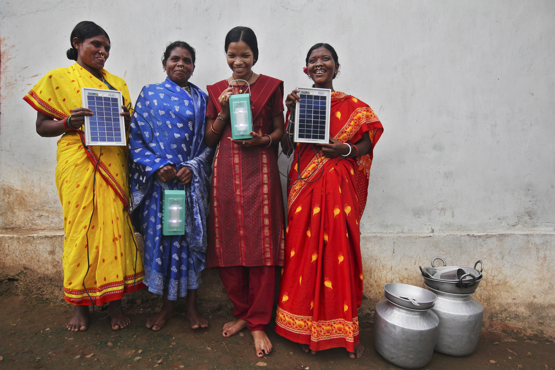 After five months training in solar power engineering, four women in Tinginaput, India are transforming their remote village - bringing light and electricity to their homes. See how they are providing a new, green path for development in our photo gallery. And find out more about the female solar engineers at: www.dfid.gov.uk/solarengineers